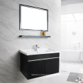 Factory price the 3rd-generation stainless steel spray plating wall mounted bathroom vanity